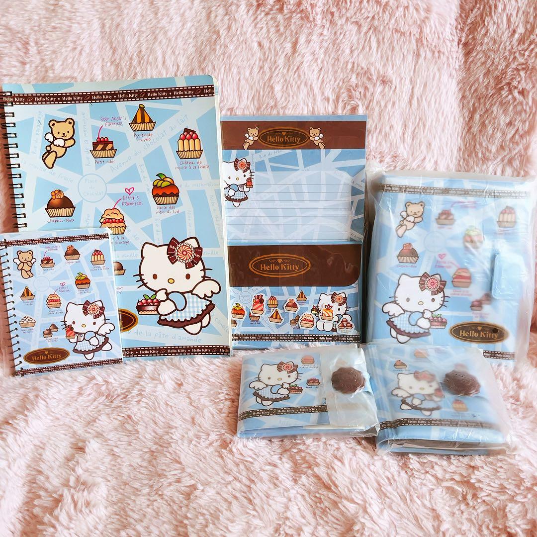 希少レア　ハローキティ　エンジェルベア　スイーツ　USA レターセット　ケース