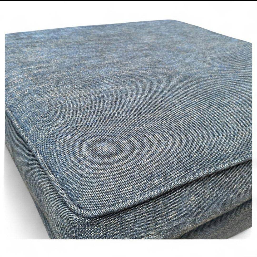 リラックスフォーム　オットマン　関家具　幅７０　ブルー