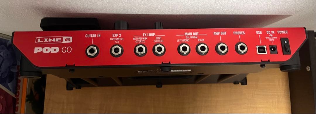 LINE6 POD GO Limited Edition 限定レッドカラー