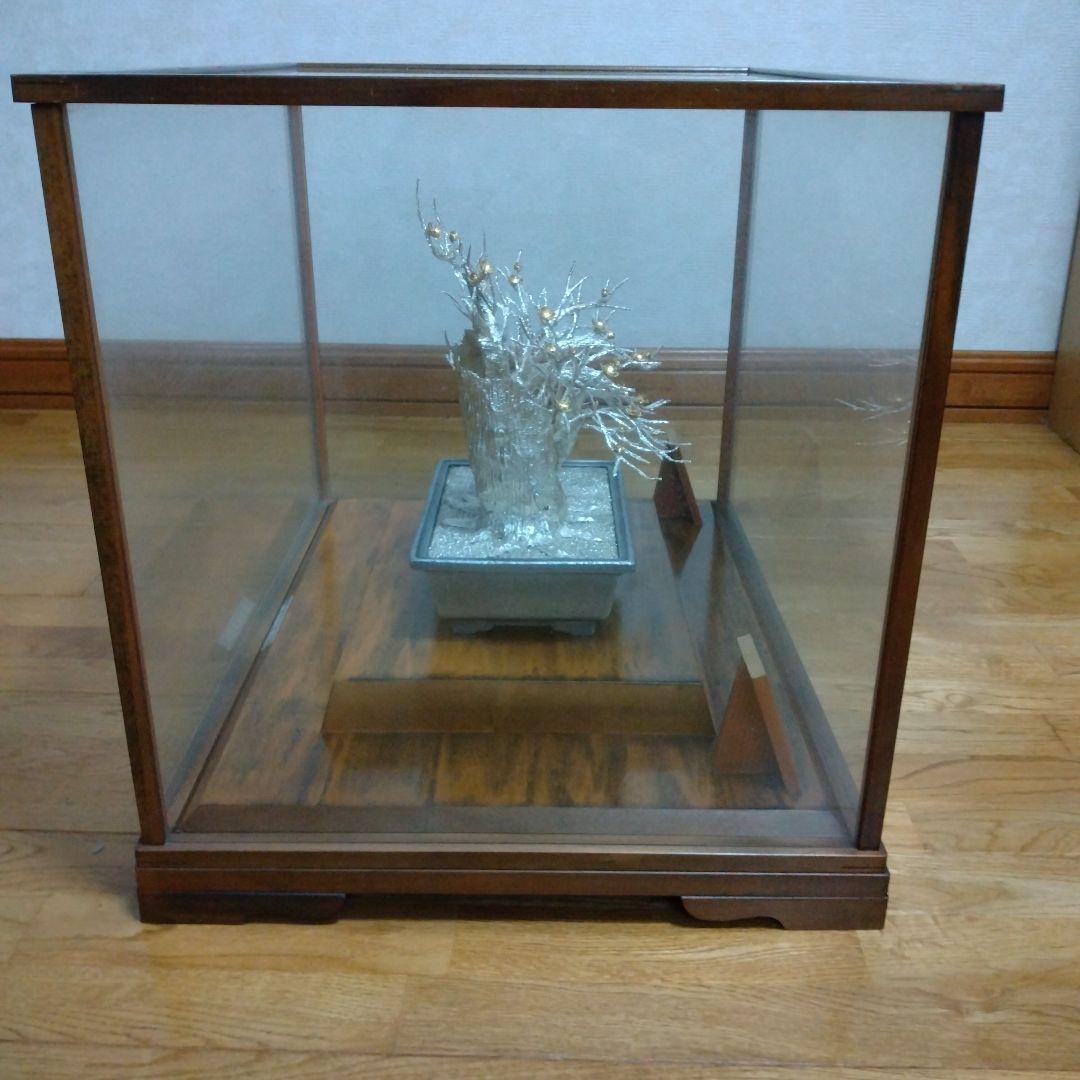 純銀　純金　梅　光則作