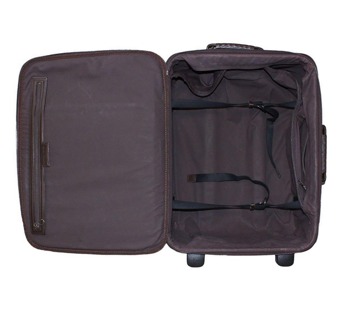 R2089 美品 ボッテガヴェネタ イントレチャート レザー キャリーバッグ