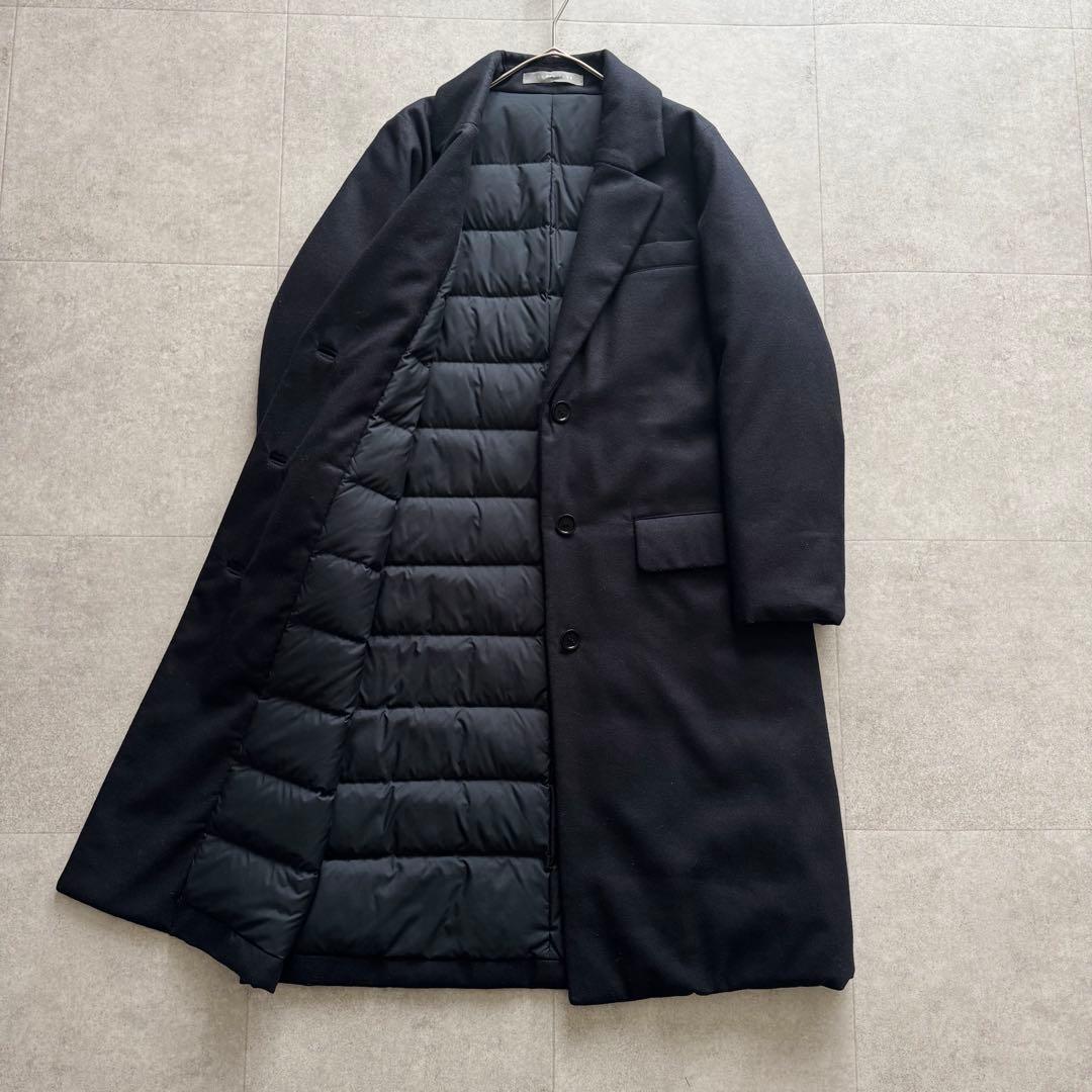 セオリーリュクス　ダウンチェスターコート ロング　NANA 　紺　38