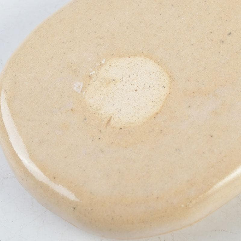 茶道具　萩焼　宗栄造　琵琶香合　共箱　V　9337