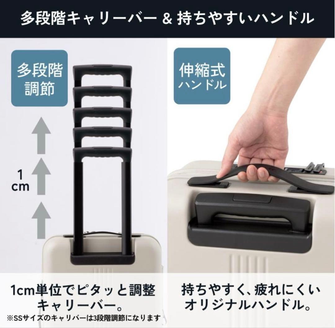 新品未使用★MAIMO★キャリーケースM★スーツケース★ブラック