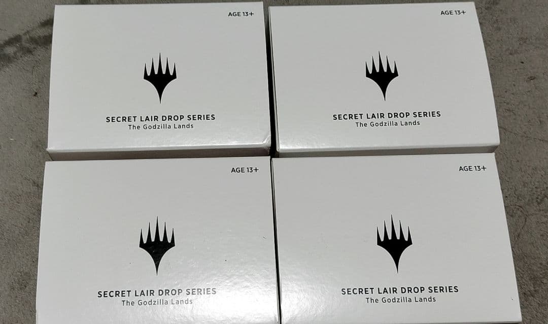 MTG【The Godzilla Lands 4個セット】未開封