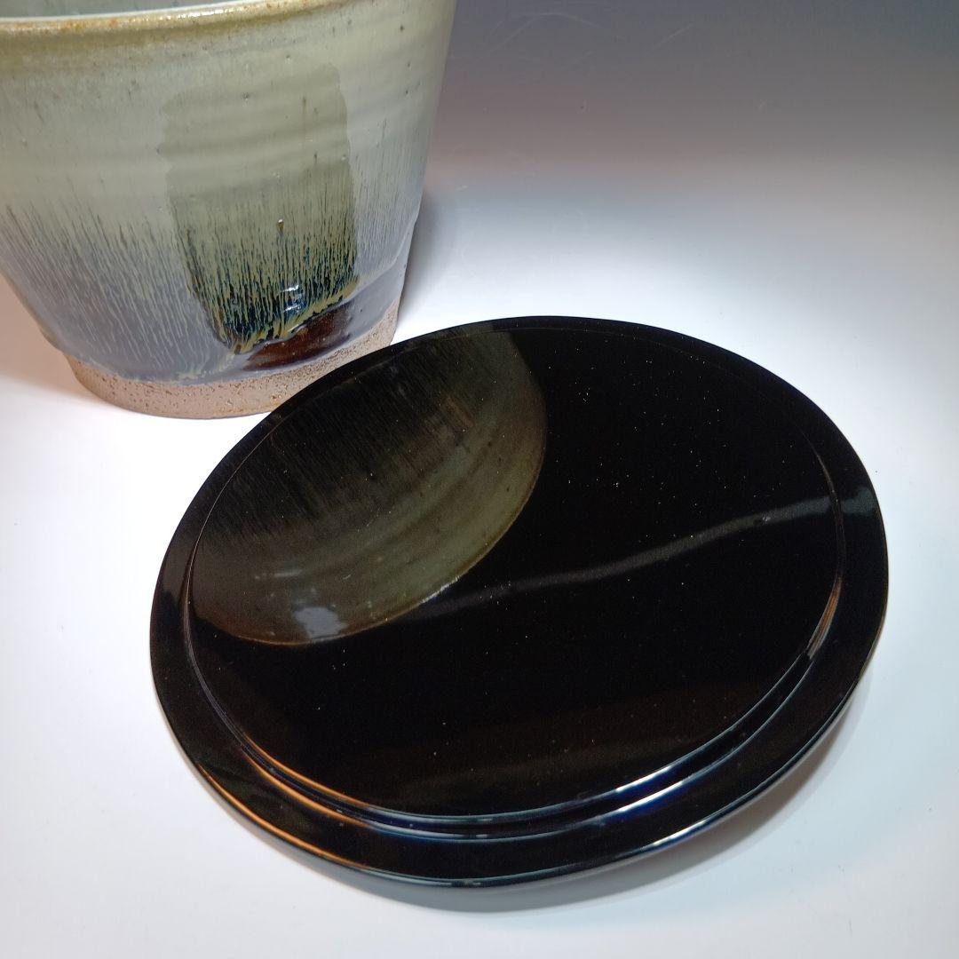 値下げ茶道具　昇典窯(山草)　朝鮮唐津水指　 共箱　美品　未使用品