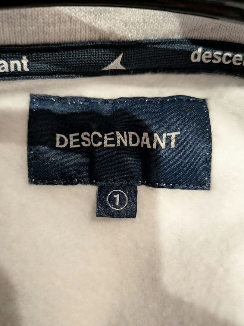 S*O様 DESCENDANT グレー フード付きパーカー サイズ1