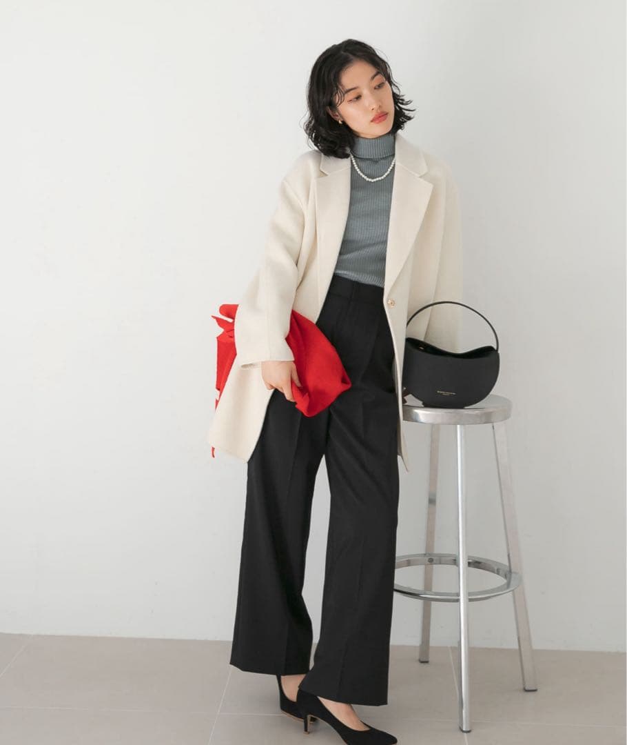 新品URBANRESEARCH ROSSOウールカシミヤ リバーチェスターコート