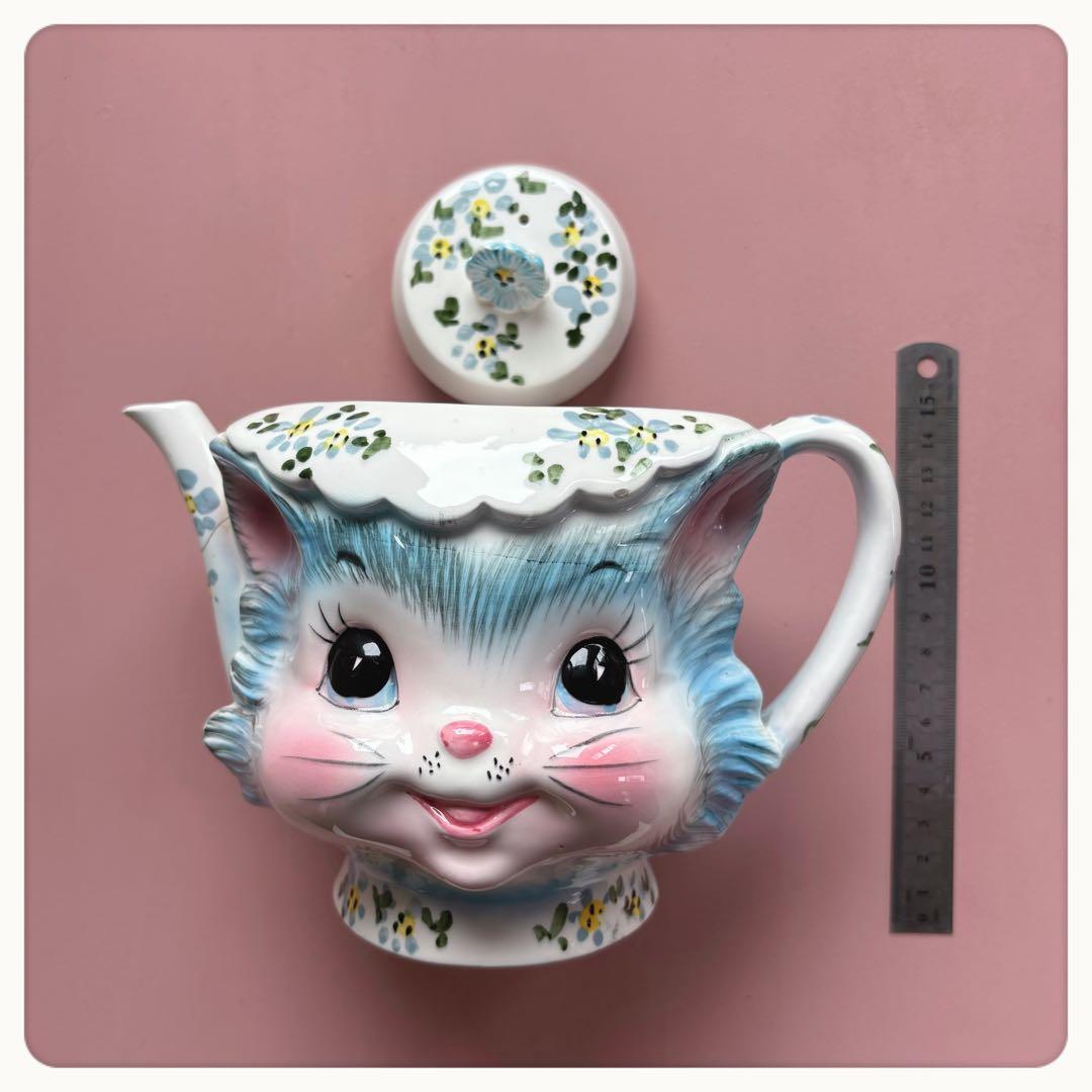 ヴィンテージ　レフトン社　ミス プリス キティ　ティーポット