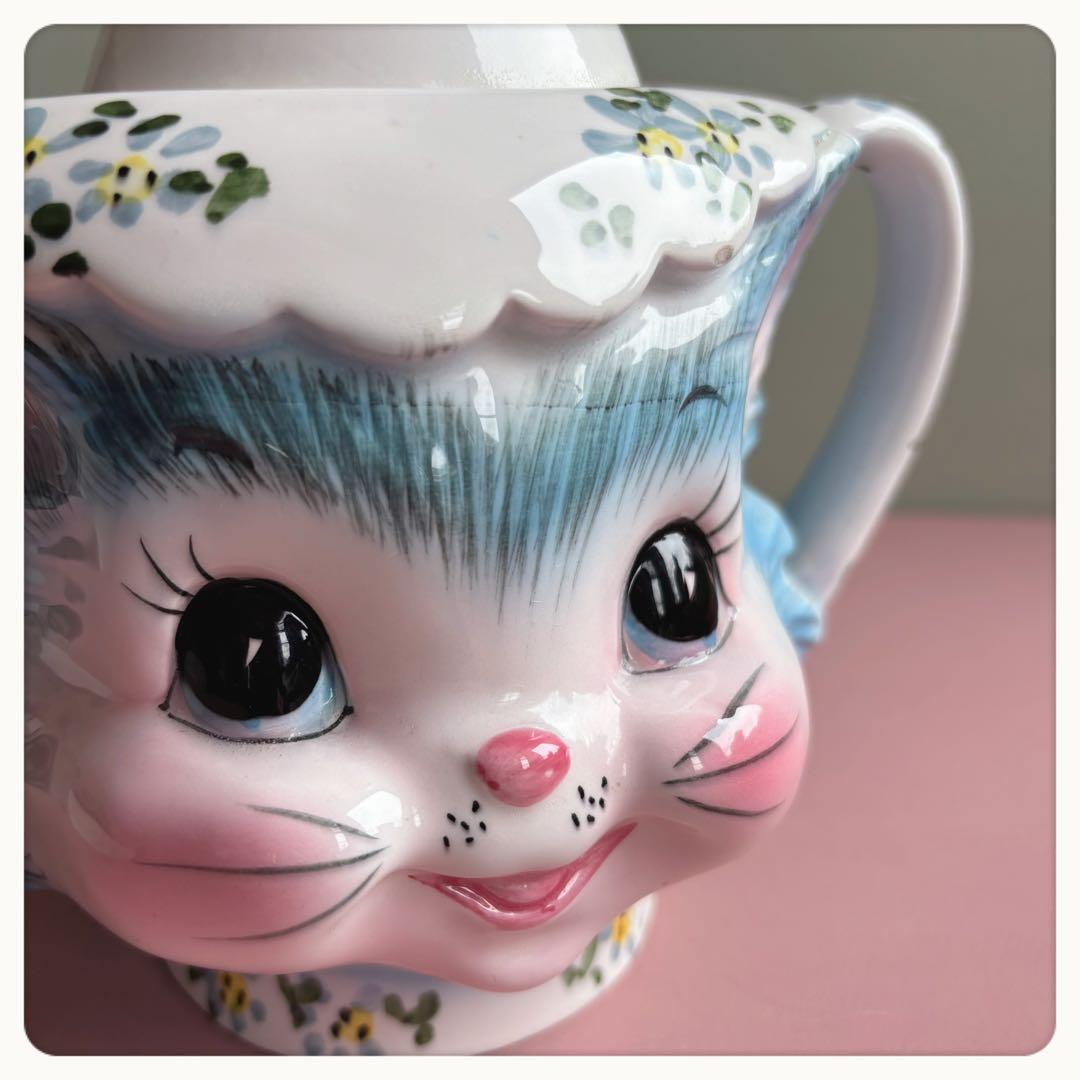 ヴィンテージ　レフトン社　ミス プリス キティ　ティーポット