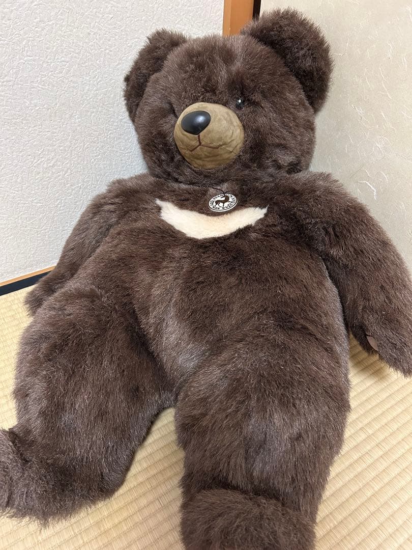 サンアンドスター ツキノワグマ くまのぬいぐるみ レトロ ビンテージ 約70cm