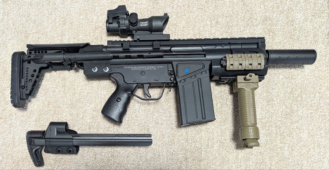 東京マルイ G3 SAS ハイサイクル 本体&マガジン付 外装カスタムあり