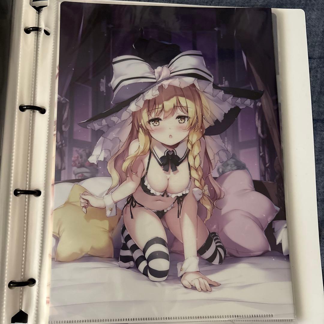 東方project 魔理沙　水着　美少女　クリアファイル　VZ14