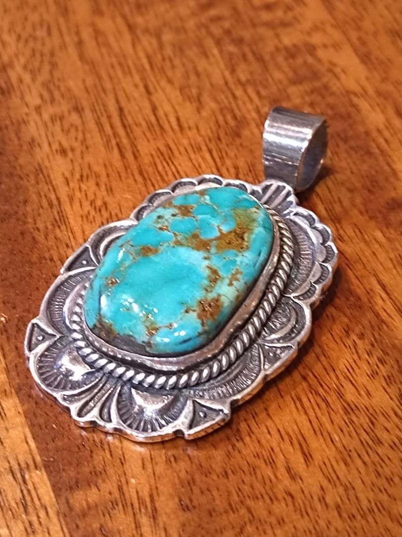 専用ページ❗️インディアンジュエリー、ターコイズペンダントトップ