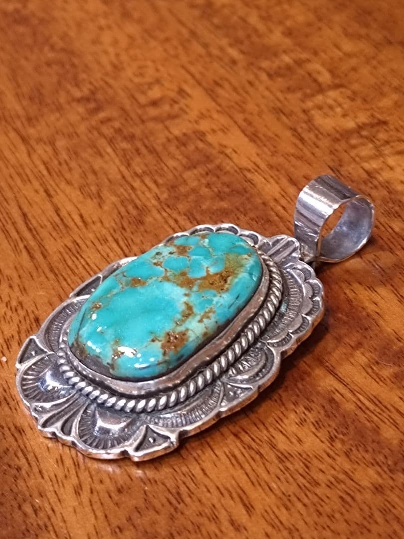 専用ページ❗️インディアンジュエリー、ターコイズペンダントトップ