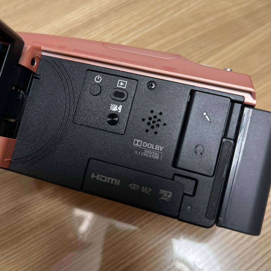 SONY HDR-CX670 ビデオカメラ 本体 ローズゴールド　充電器　ピンク