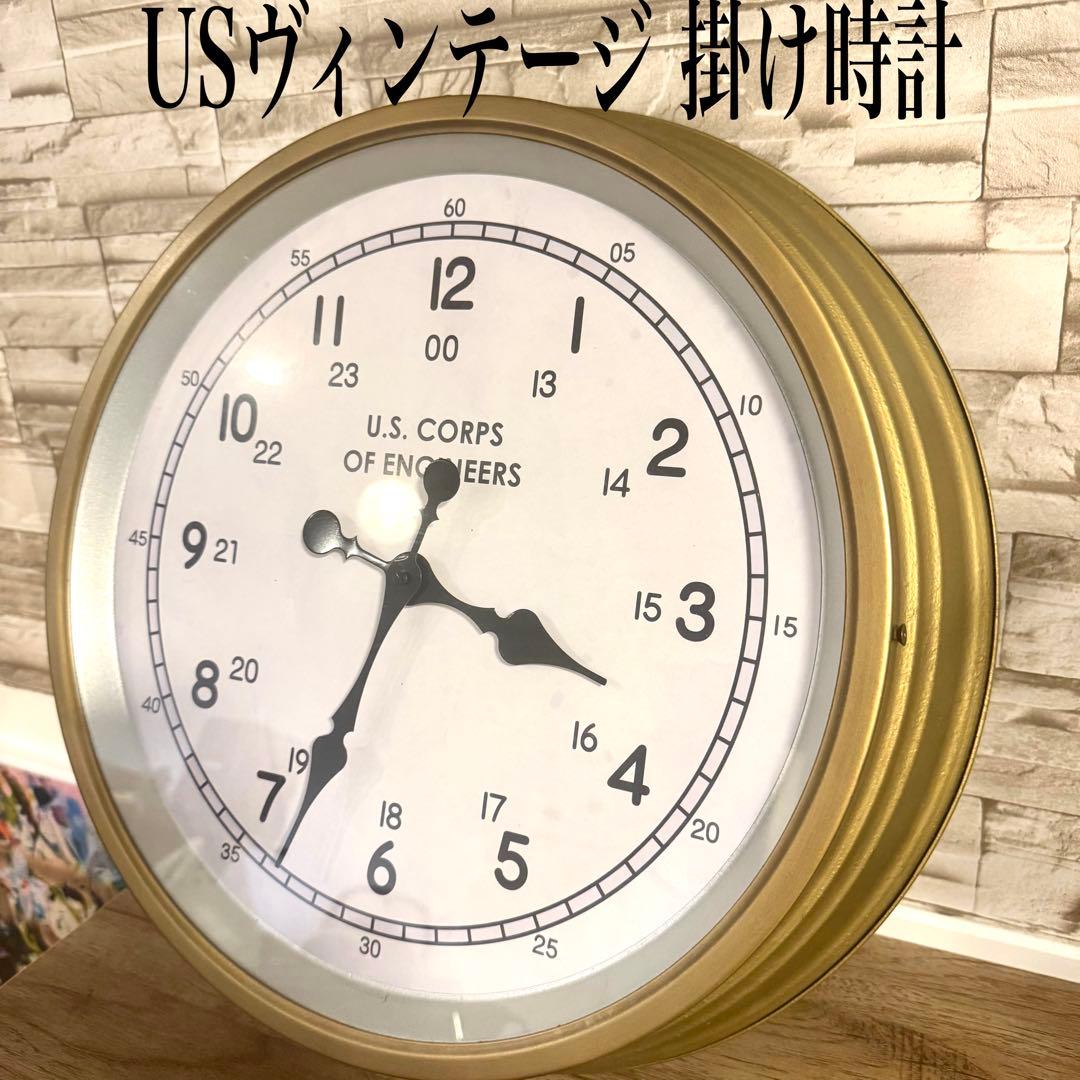 US ヴィンテージ　掛け時計　アメリカ雑貨