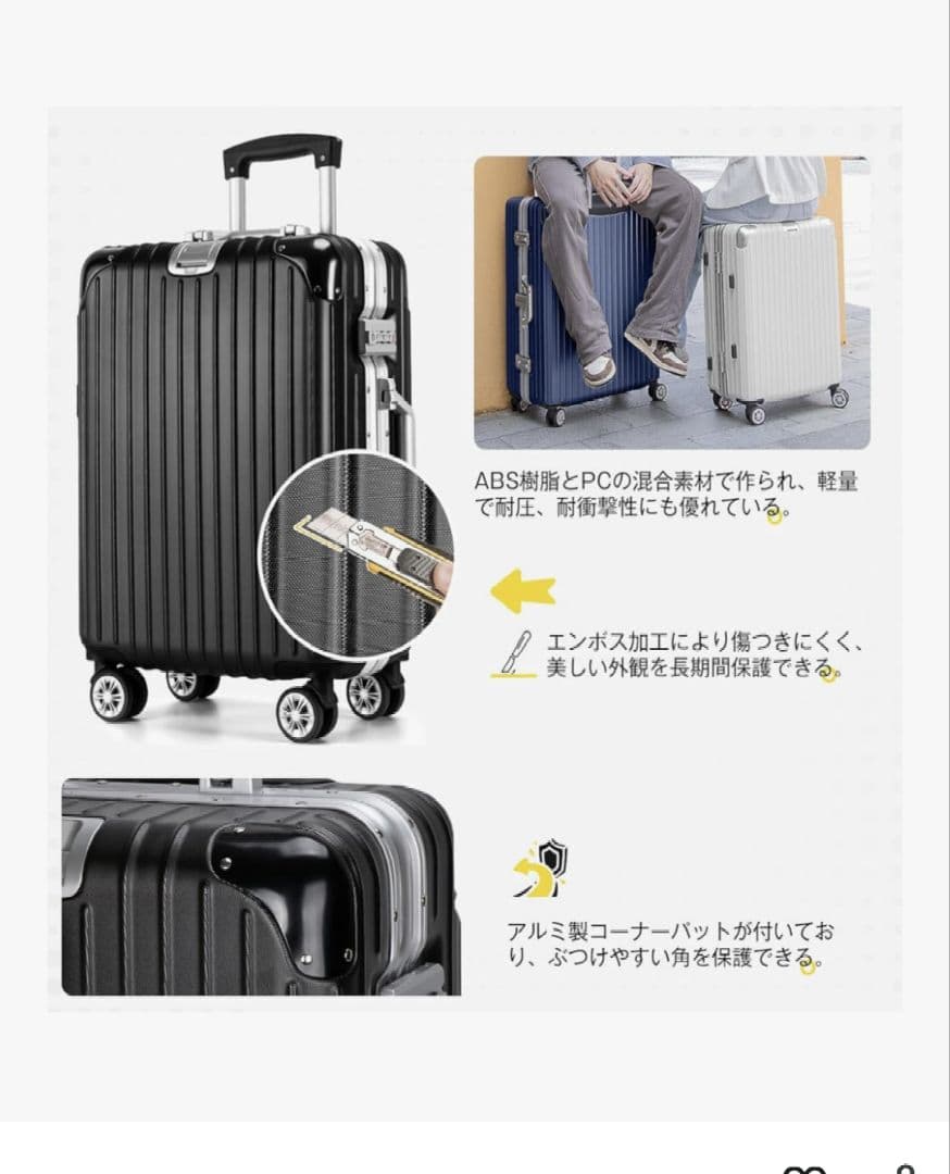 【新品・未使用・未開封】スーツケースＳサイズ