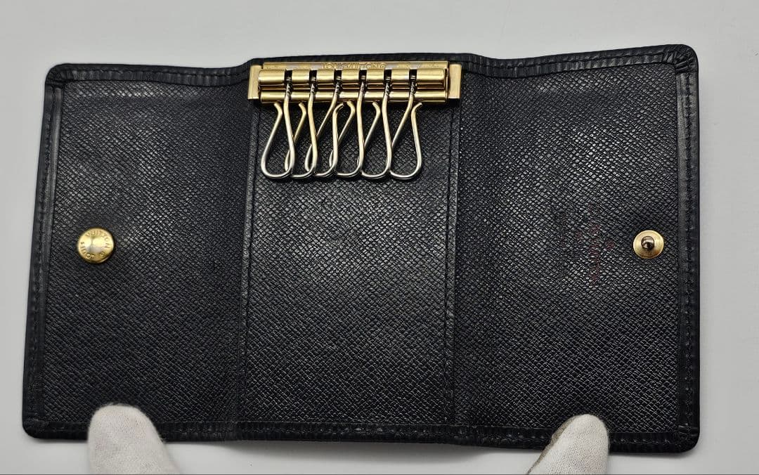 極美品✨ルイヴィトン エピ ミュルティクレ 6 キーケース 6連 ブラック 黒