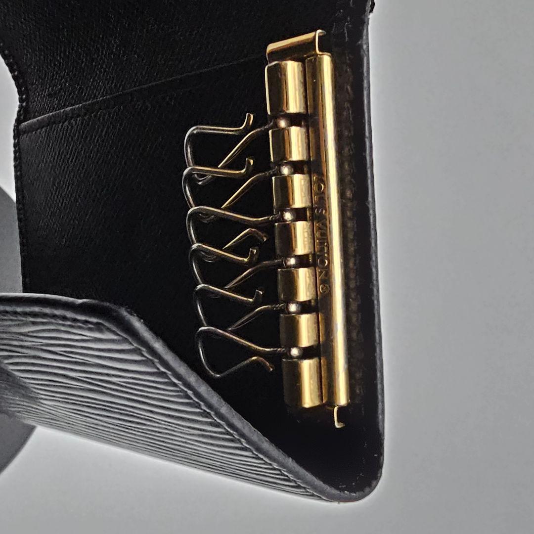 極美品✨ルイヴィトン エピ ミュルティクレ 6 キーケース 6連 ブラック 黒