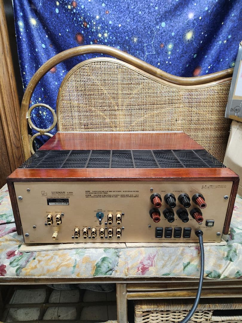 フルレストア済！完動超美品！LAXMAN高級プリメインアンプL-550