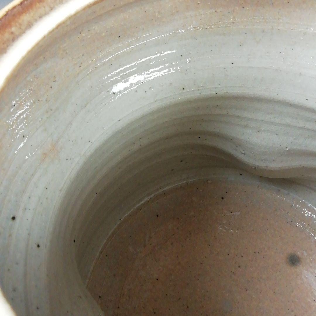 Ｔ６７３　水指　『赤膚焼』『大塩昭山 作』『堀内宗完(兼中斎)書付』共箱　茶道具