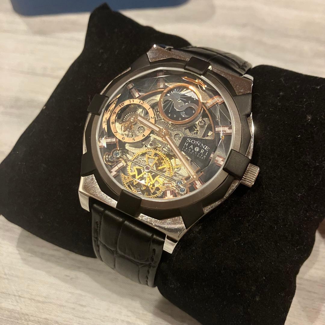 【新品未使用】 SONNE × HAORI 自動巻き腕時計
