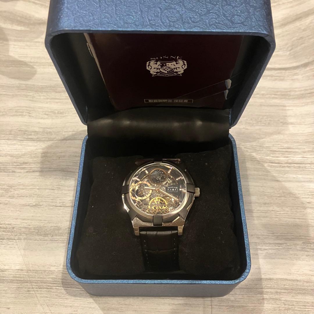 【新品未使用】 SONNE × HAORI 自動巻き腕時計