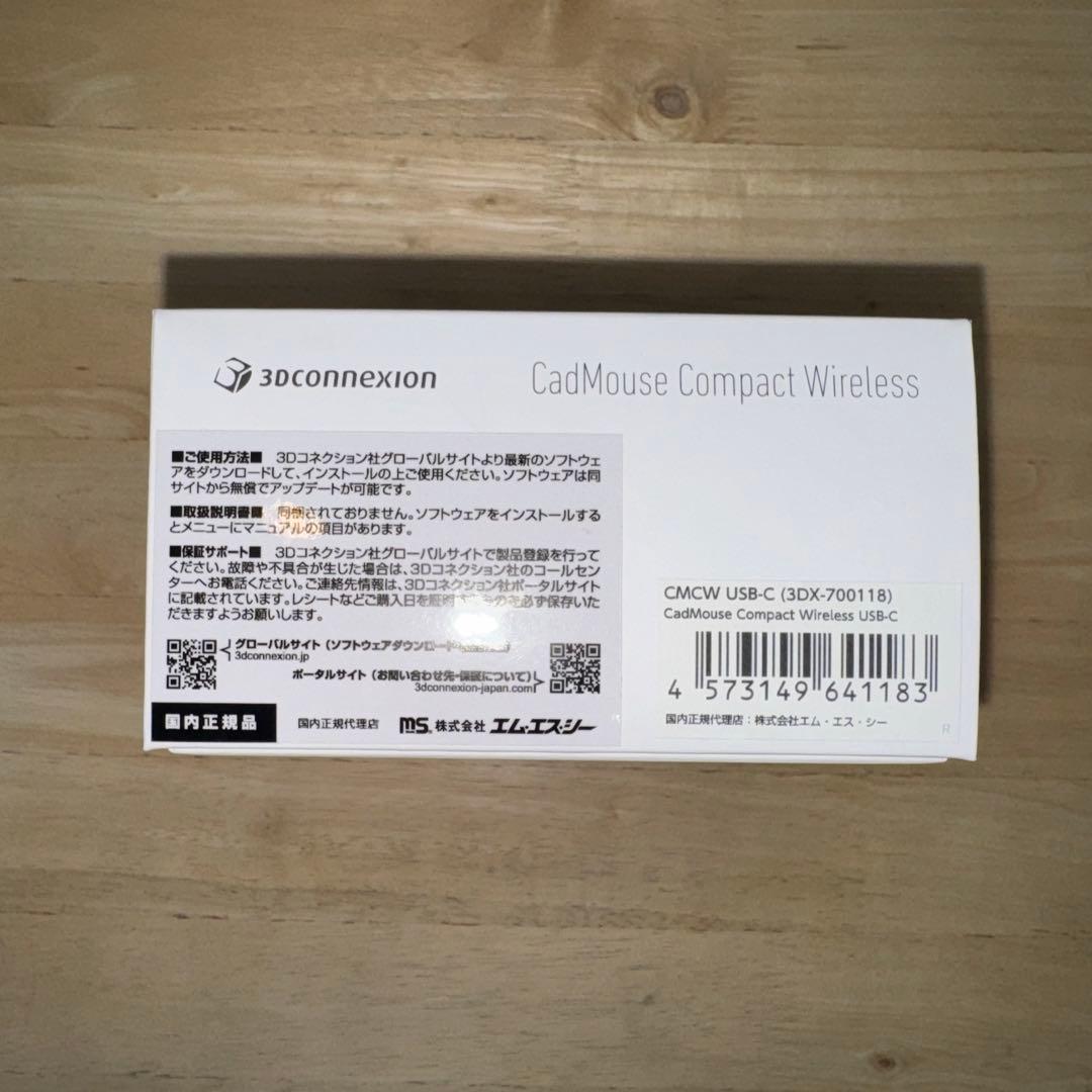 マウス・トラックボール 3Dconnexion CadMouse Compact Wireless