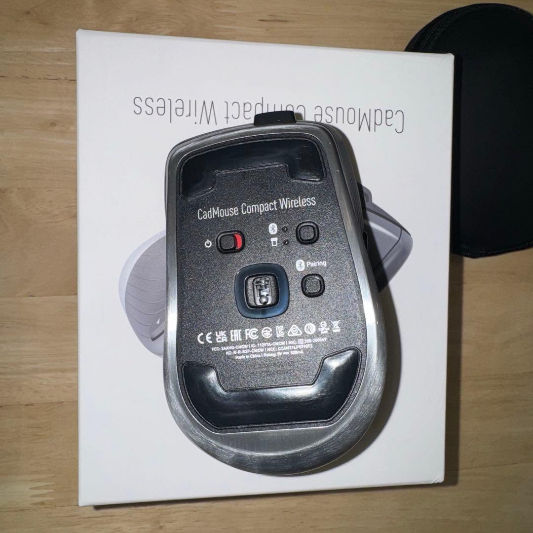 マウス・トラックボール 3Dconnexion CadMouse Compact Wireless