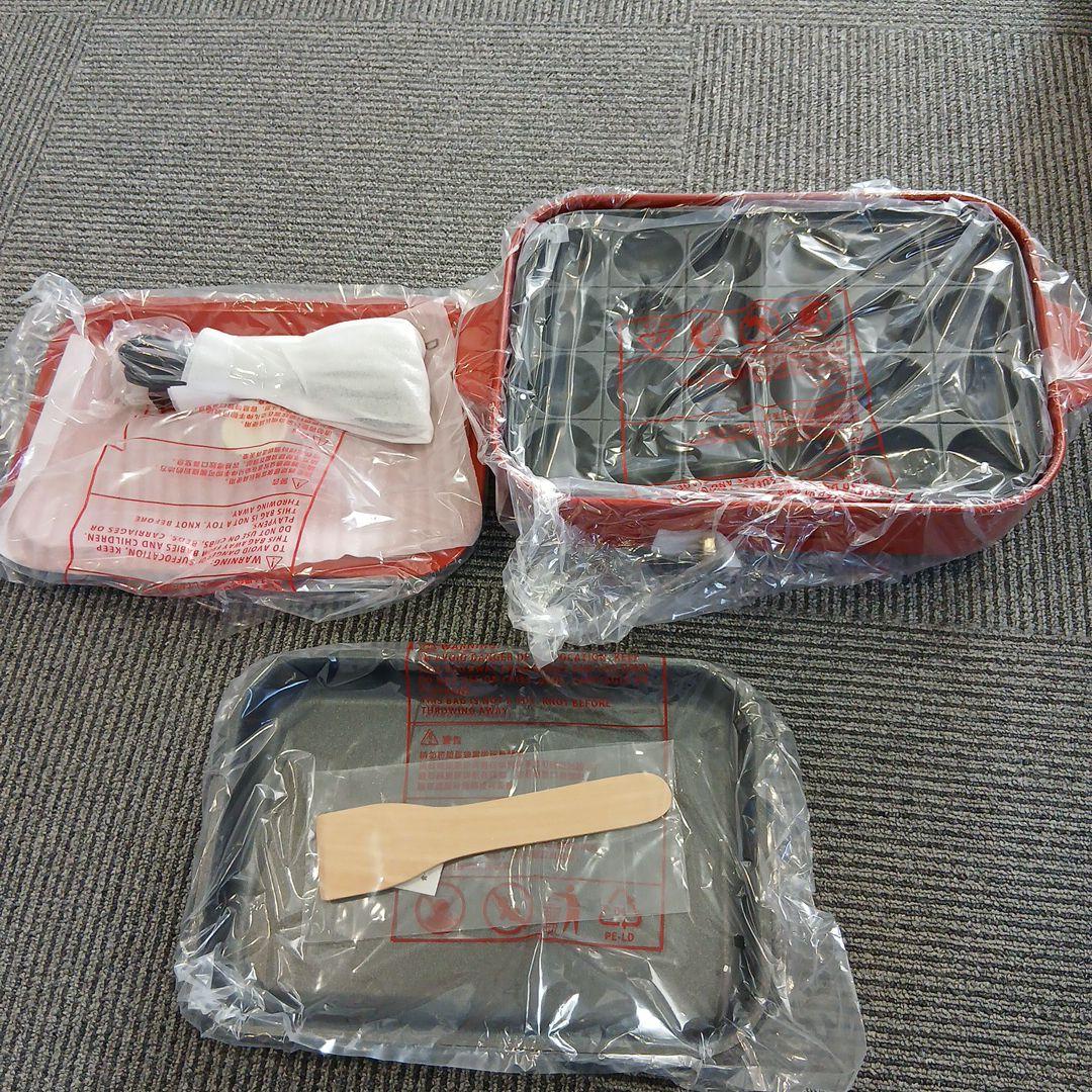 BRUNO コンパクトホットプレート レッド ■新品未使用品■色々作れます