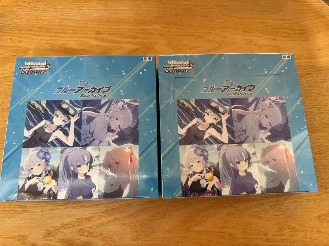 ヴァイスシュヴァルツ ブルーアーカイブ 初版2BOX 新品未開封