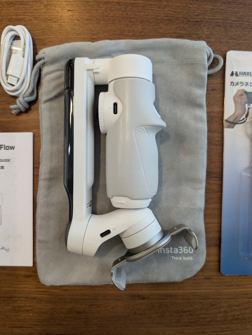 Insta360 FLOW サミットホワイト ジンバル スタビライザー