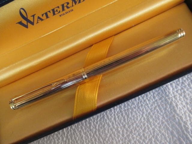定価10万◆カタール国 ウォーターマン ジェントルマン100 万年筆とボールペン