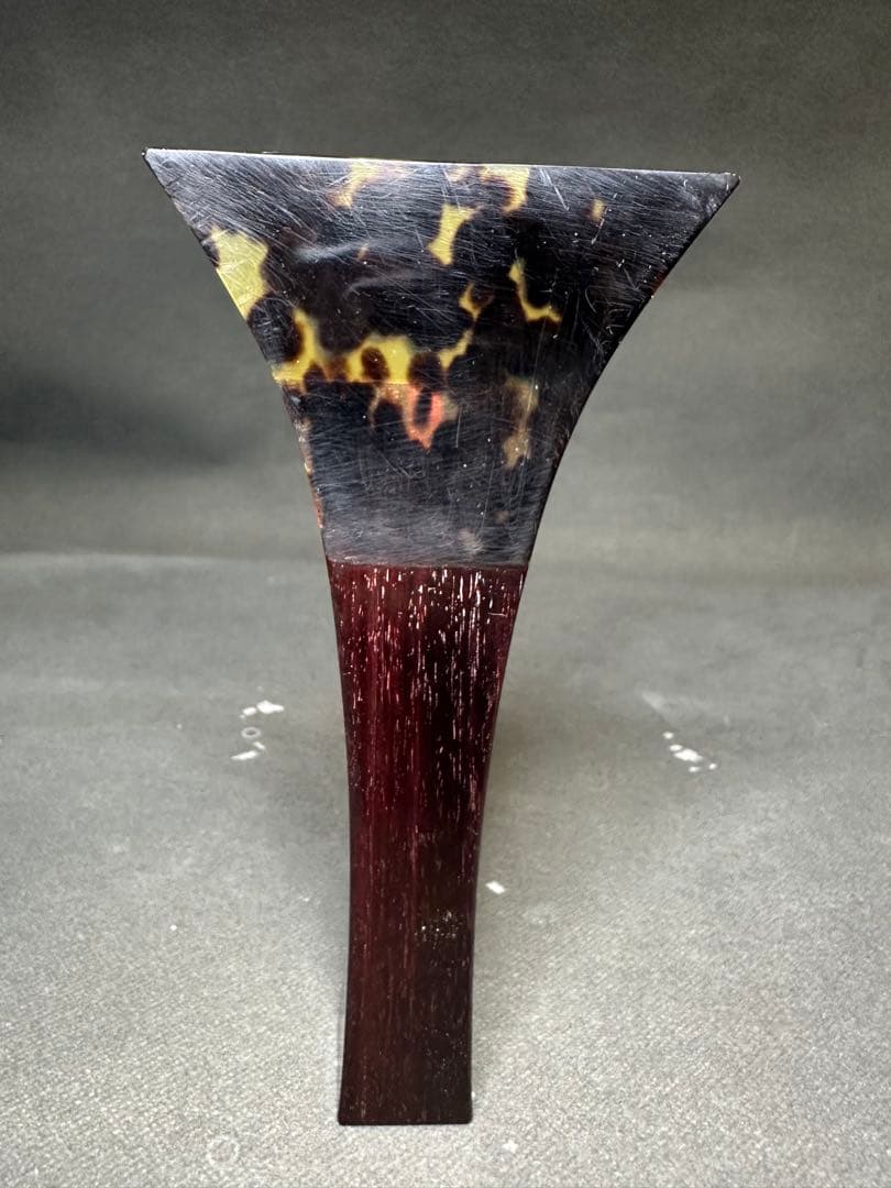 三味線　鼈甲撥　撥　バチ　天然素材　和楽器　民謡　アンティーク　細密細工