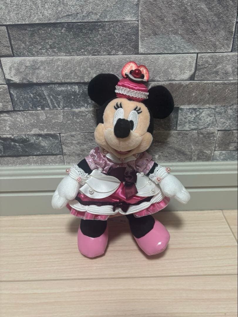 トータリーミニーマウス ぬいぐるみバッジ＆カプセルトイセット