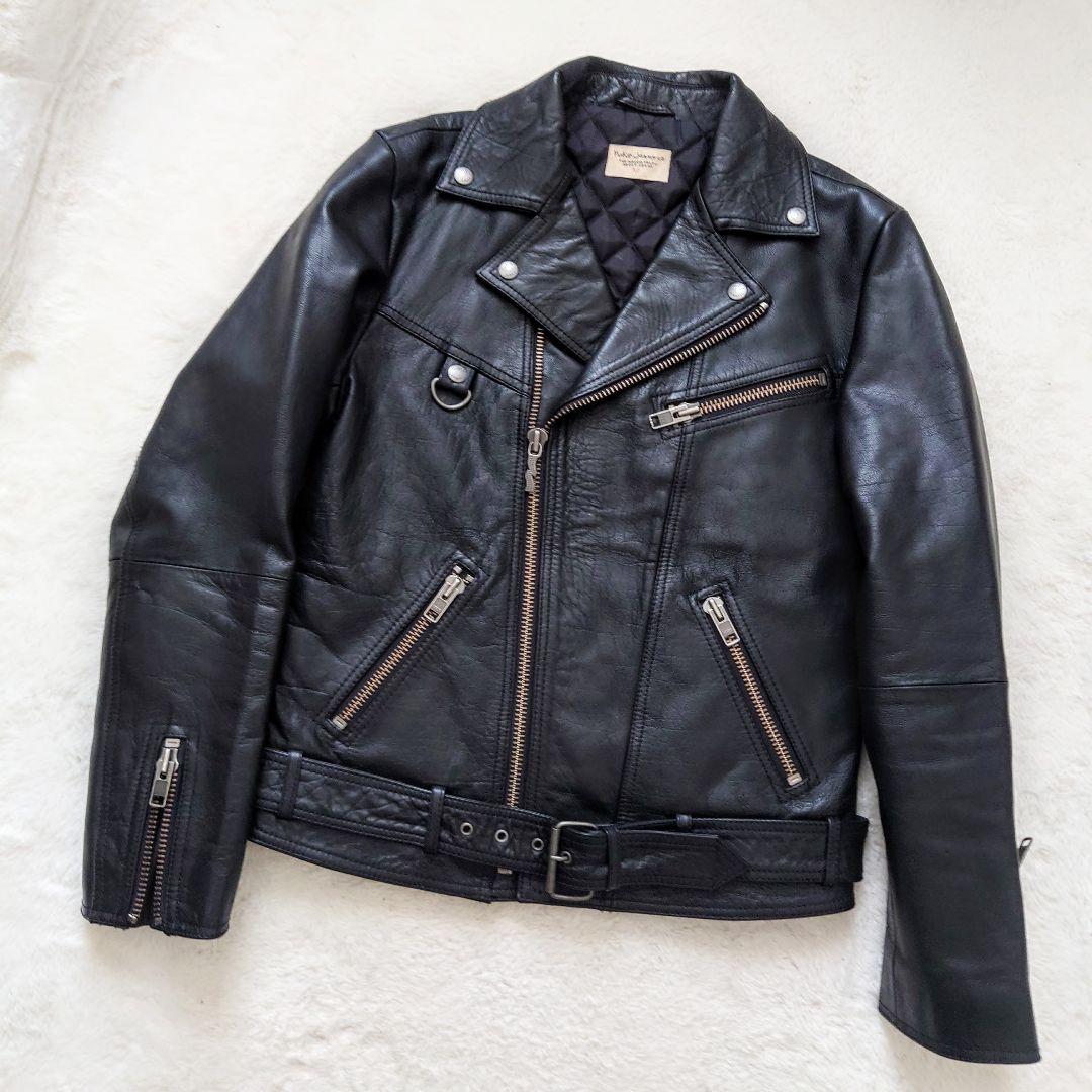 ジャケット・アウター Nudie Jeans ZIGGY PUNK LEATHER JACKET