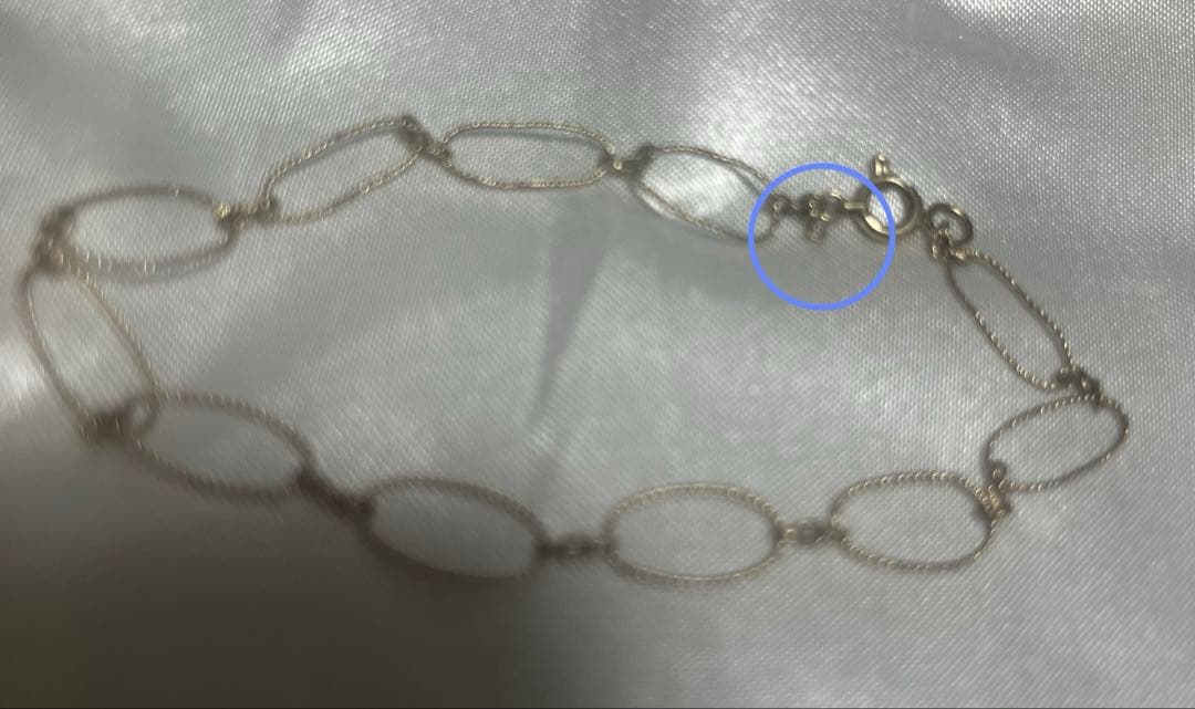 【限定SALE】agete オーバルリンクブレスレット