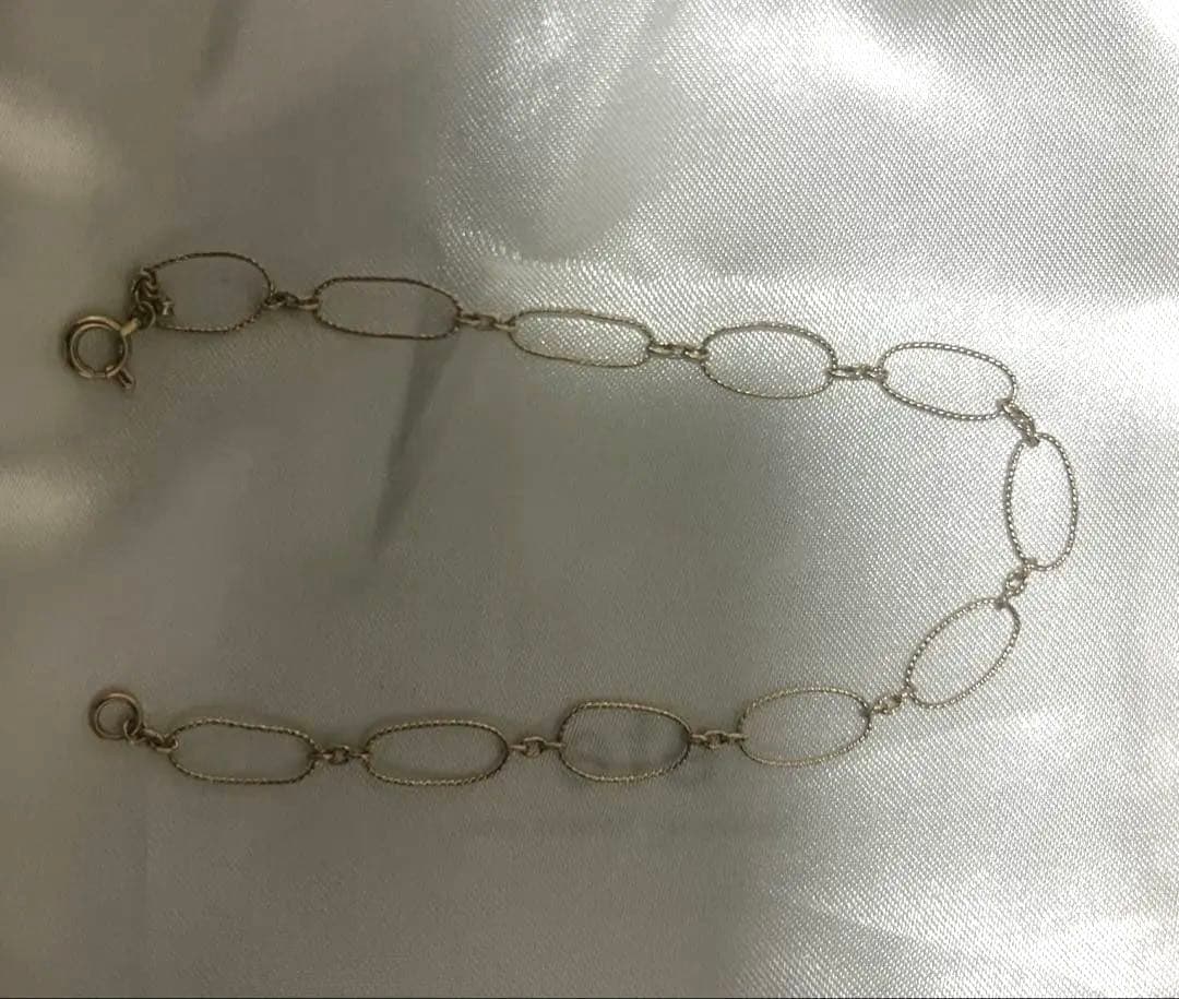 【限定SALE】agete オーバルリンクブレスレット