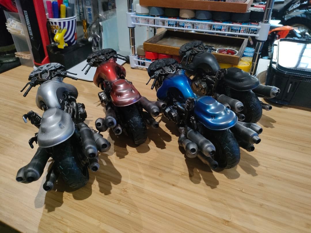 S.I.C. ハカイダー 四人衆 オリジナルカスタム品 バイク付き キカイダー