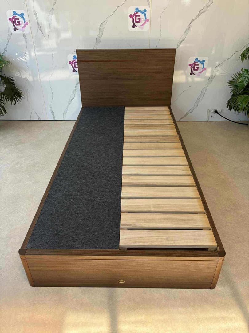 【SIMMONS】シングルベッドフレーム（100×200cm）