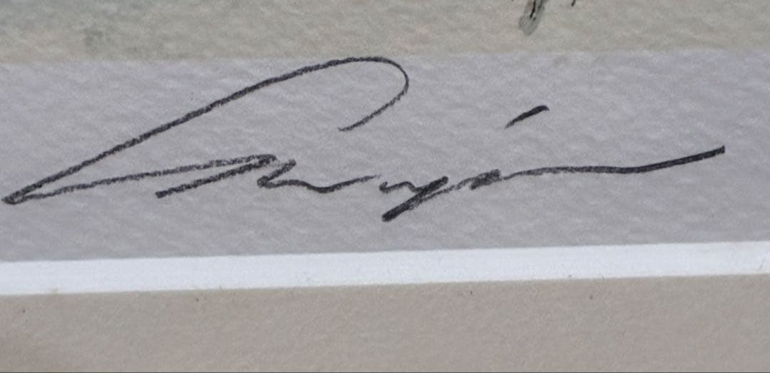 内田新哉 リトグラフ cafe' van gogh（カフェ ヴァン ゴッホ)