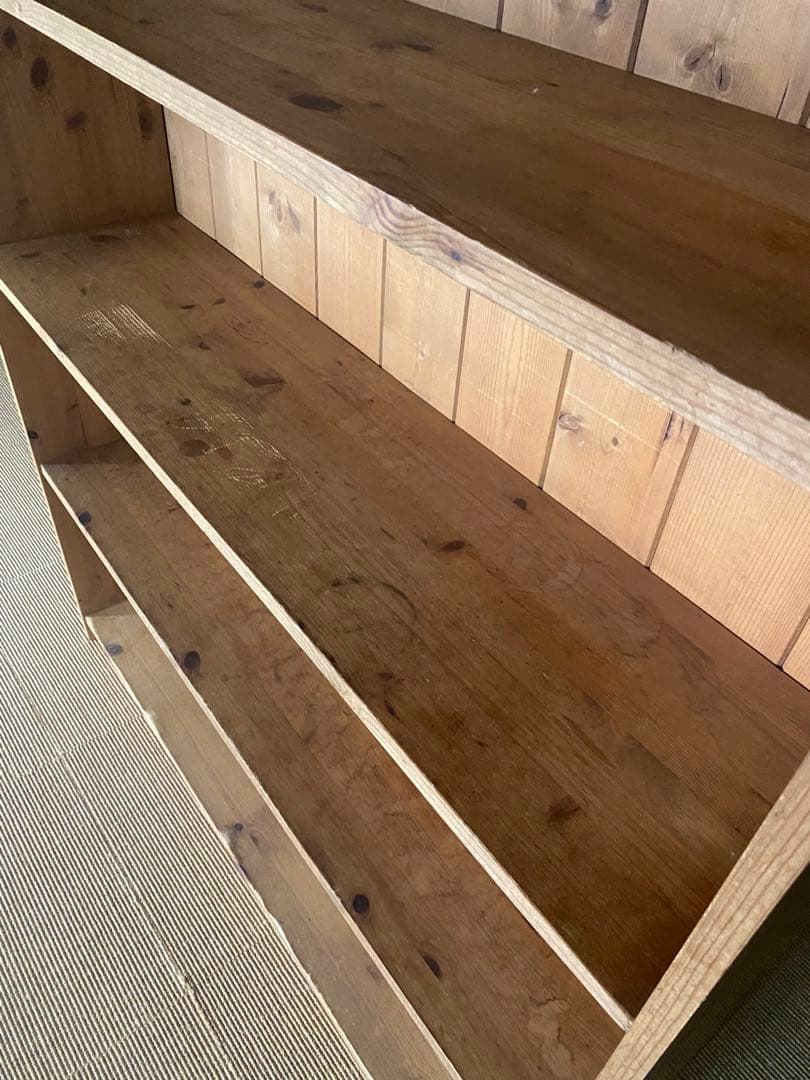 木製4段本棚 ナチュラルウッドカラー