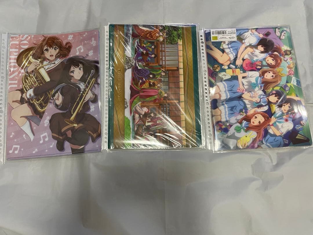 響け!ユーフォニアム　クリアファイル47枚　下敷き1枚