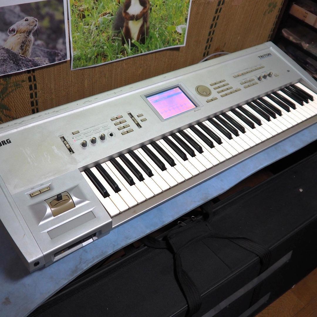 完動_美品_付属品完備_KORG TRITON_61鍵_FDD交換済_SC付