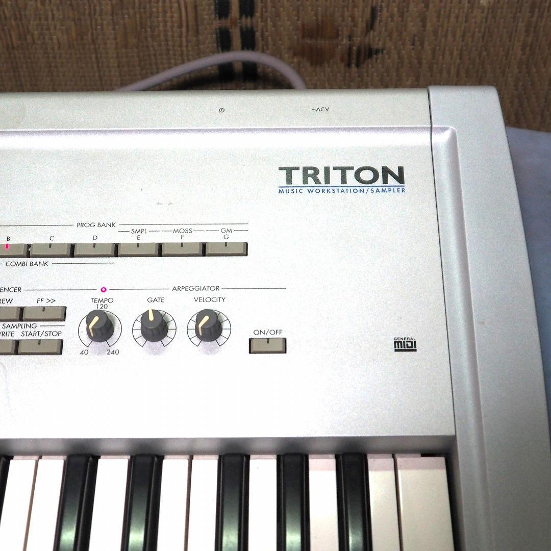 完動_美品_付属品完備_KORG TRITON_61鍵_FDD交換済_SC付