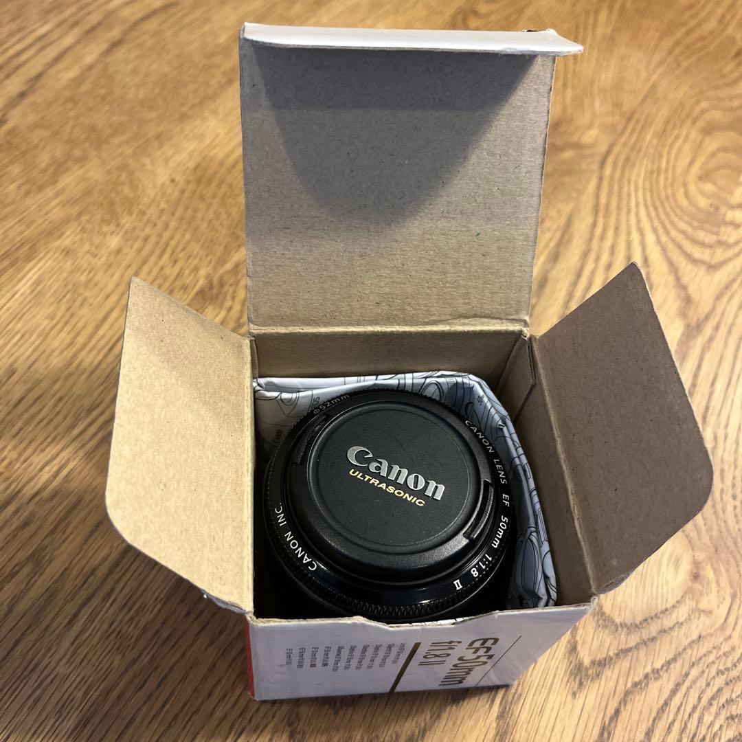 Canon EF 50mm f1.8 Ⅱ 箱　説明書付き