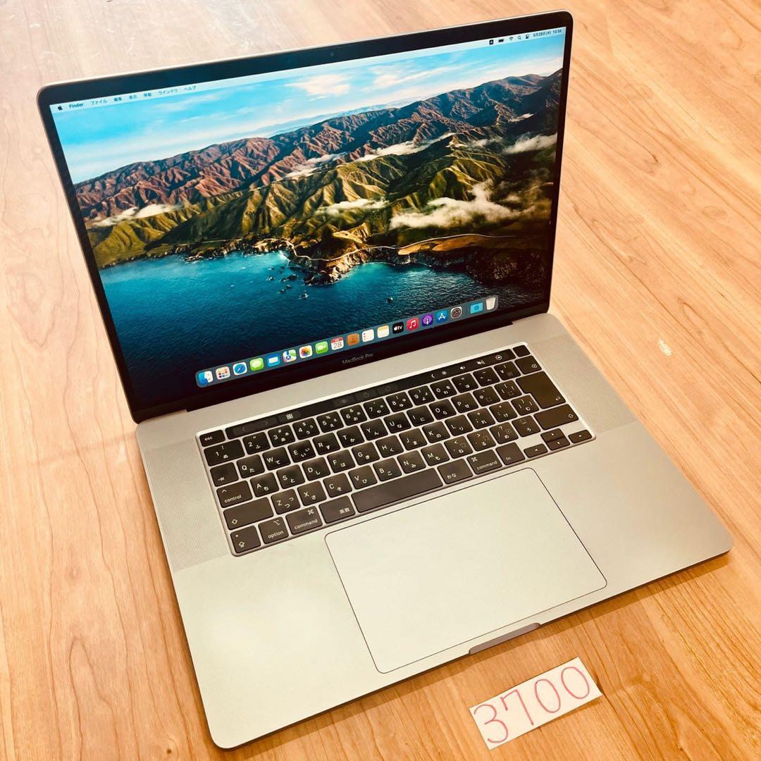 MacBook pro 16インチ 2019 i9 64GB 1TB 管3700