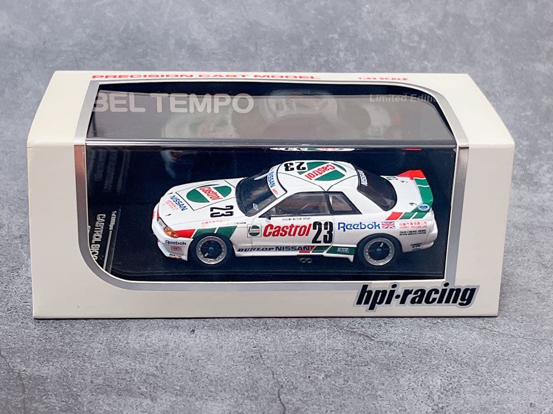 HPI ベルテンポ特注 1/43 長谷見昌弘 スカイライン GT-R R32