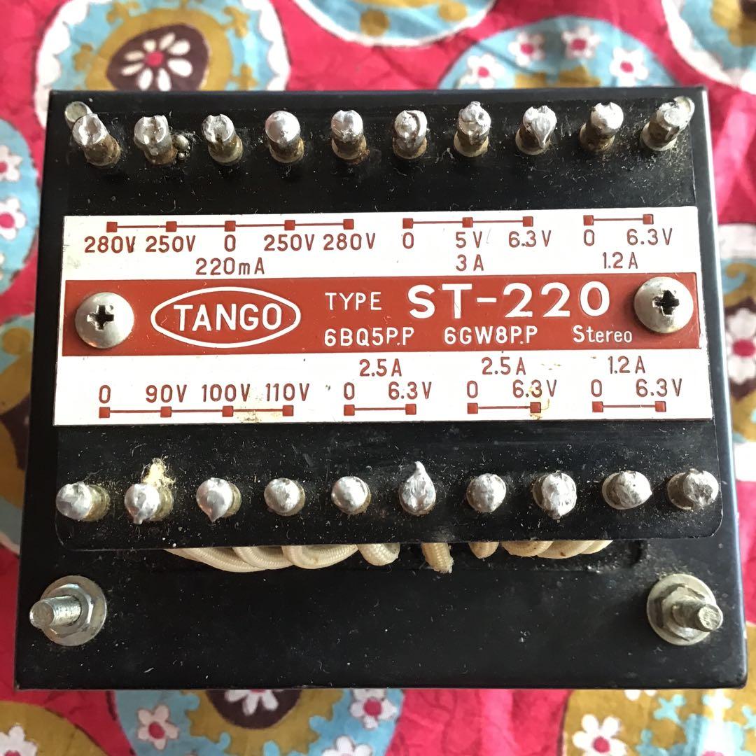 TANGO ST-220 トランス　アンプ　真空管　オーディオ